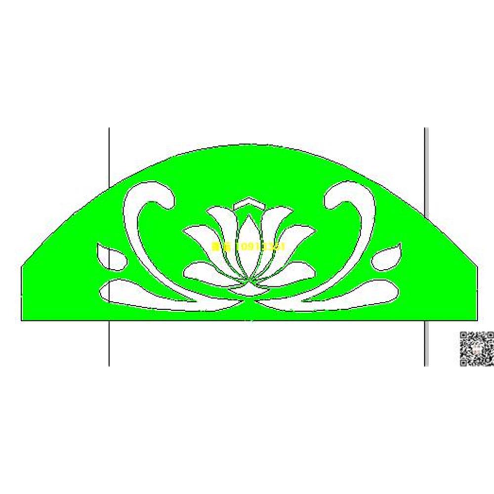 精雕图墓碑碑头线雕图线条图单线铣底图 1_电脑雕刻plt文泰矢量图精雕图浮雕图